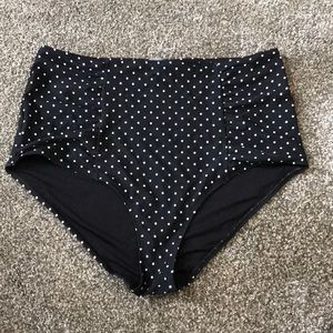 Polka dot swim bottoms